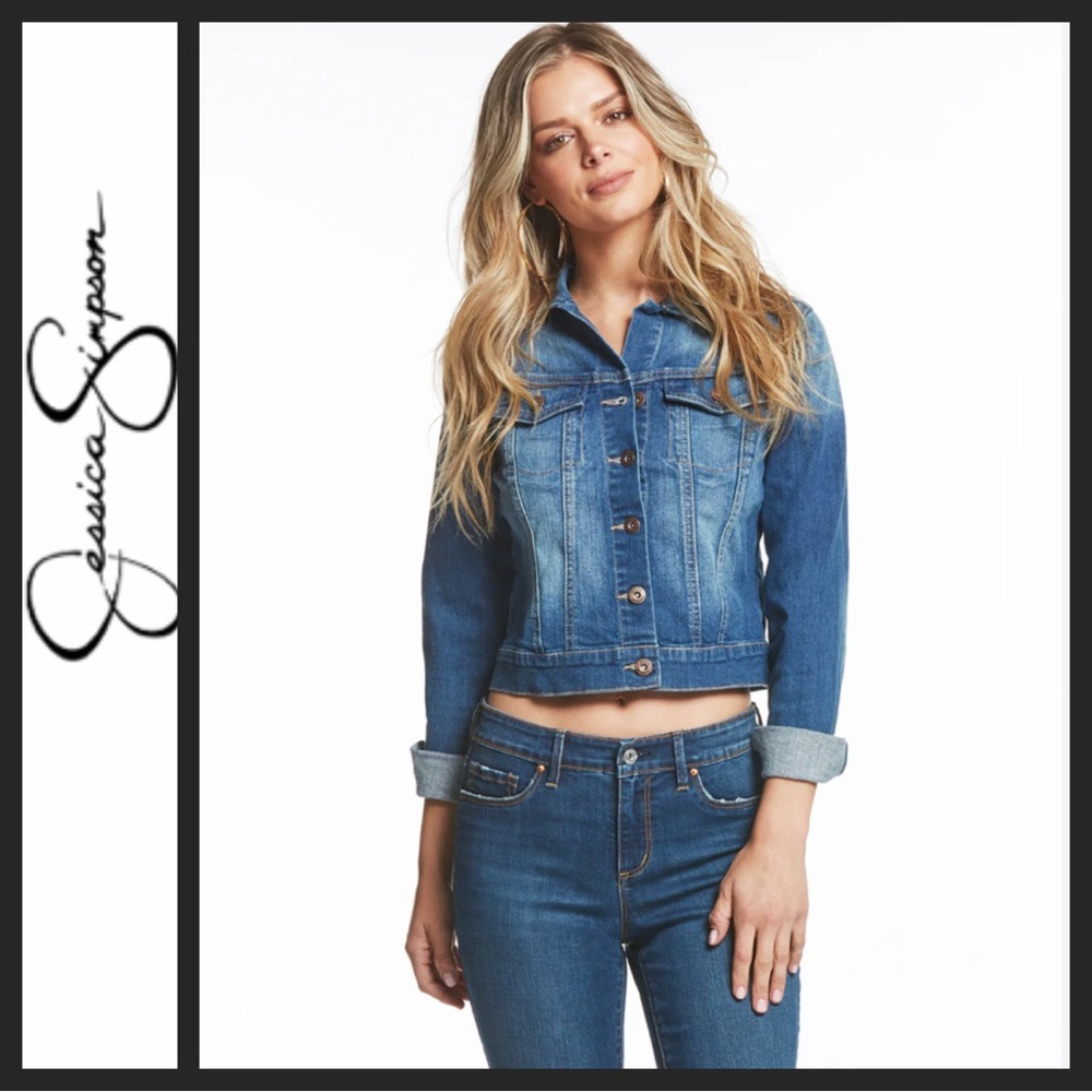 Jessica Simpson Pixie Denim Jacket - image 1